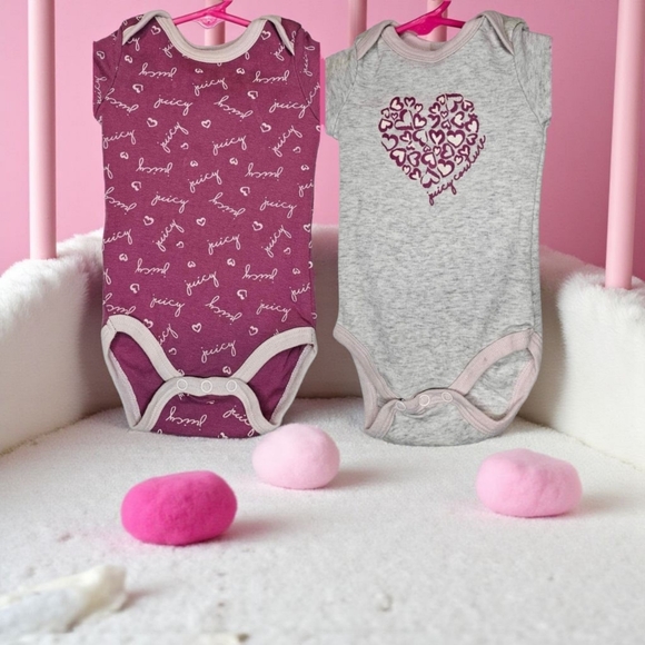 Juicy Couture Other - Juicy Couture - 0/3M - Onesies Bundle Of 2 (Two)